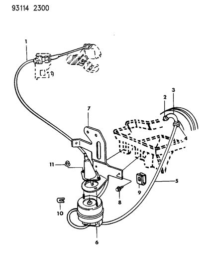 1993 Chrysler New Yorker Salon Speed Control Diagram 1 - Thumbnail