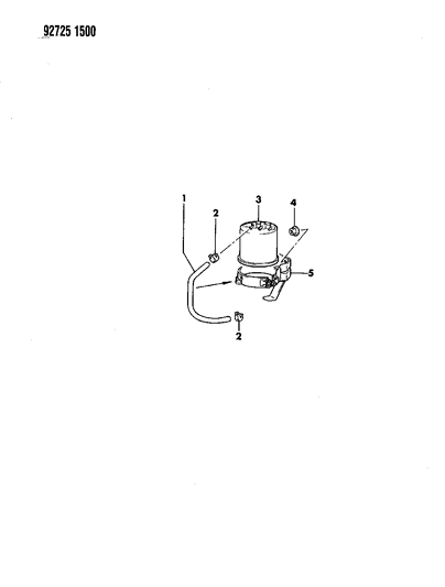 1994 Dodge Colt Vapor Canister Diagram 2 - Thumbnail