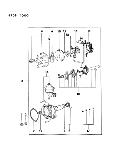 1984 Chrysler Conquest Distributor Diagram 3 - Thumbnail