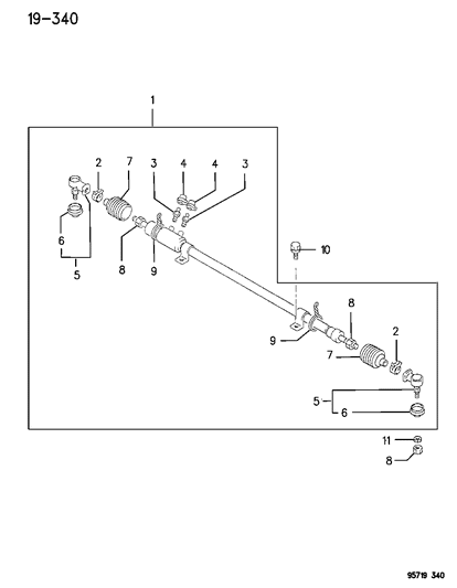 1996 Dodge Stealth Gear - Power Steering Diagram 2 - Thumbnail