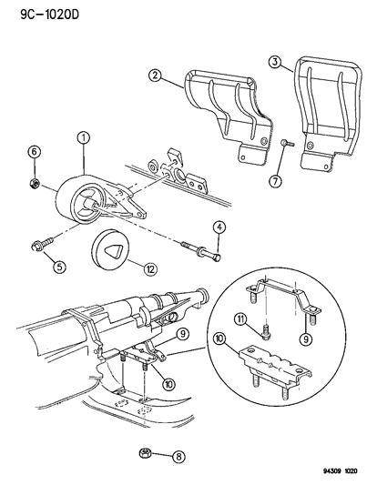 1994 Dodge Ram 2500 Engine Mounting Diagram 3 - Thumbnail
