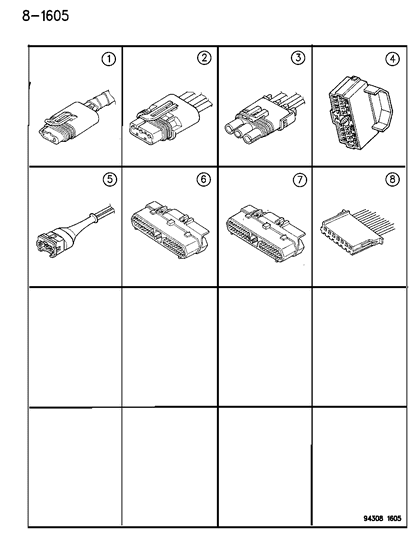 1996 Dodge Ram 1500 Insulator, A/C High - Pressure Cutoff Switch Diagram for 4762468