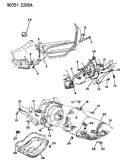 1990 Dodge Ram Wagon Case & Related Parts Diagram 2 - Thumbnail