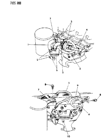 1987 Dodge Lancer Aspirator Diagram 2 - Thumbnail