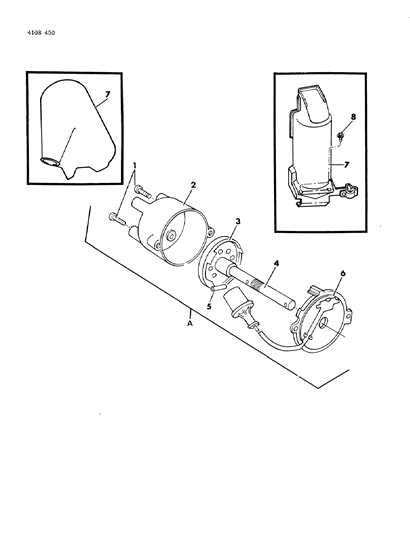 1984 Chrysler New Yorker Distributor Diagram 2 - Thumbnail