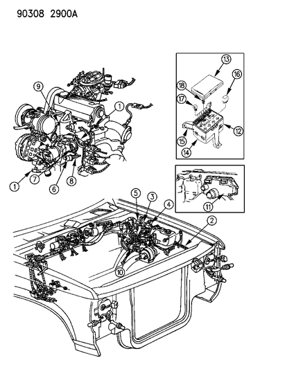 1991 Dodge Dakota Switch, Oil Pressure & Sending Unit (Use Insul. 4439081) Diagram for 53030494