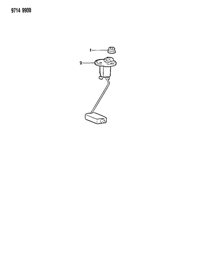 1989 Dodge Ram 50 Fuel Tank Sending Unit Diagram