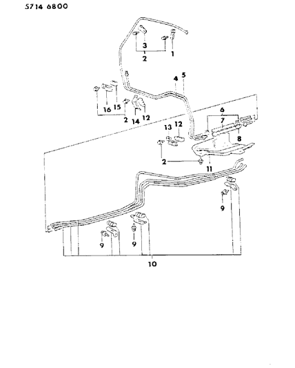 1985 Dodge Colt Fuel Line Diagram 1 - Thumbnail