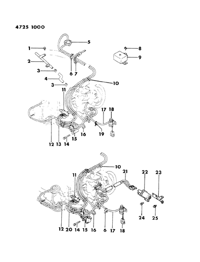 1984 Dodge Ram 50 EGR System Diagram 2 - Thumbnail