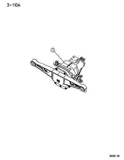 1993 Dodge Viper Differential Assembly, Rear Diagram 2 - Thumbnail