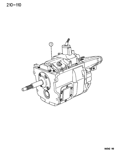 1994 Dodge Ram 1500 Transmission Diagram 2 - Thumbnail