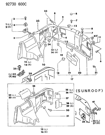 1994 Dodge Stealth Screw, Tapping , (5X16) Diagram for MS450177
