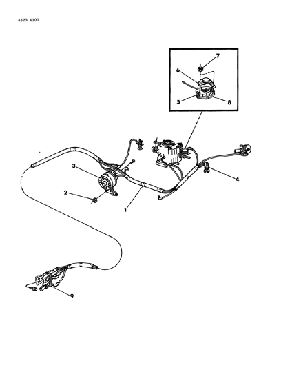 1985 Dodge D150 EGR System Diagram 3 - Thumbnail