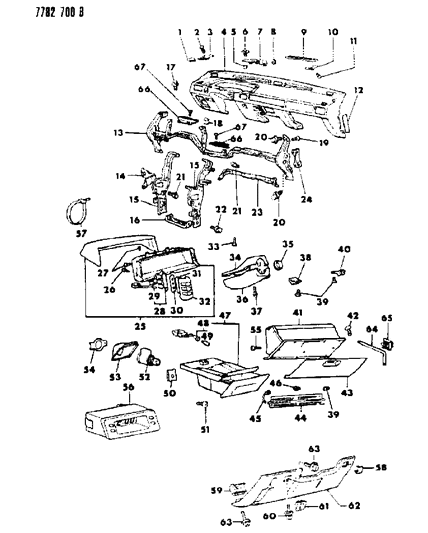1988 Chrysler Conquest Screw, Tapping 4X10 Diagram for MF453316