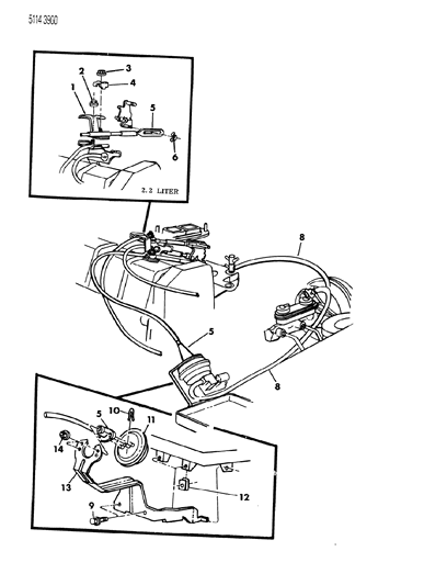 1985 Dodge Omni Speed Control - Electro Mechanical Diagram 3 - Thumbnail