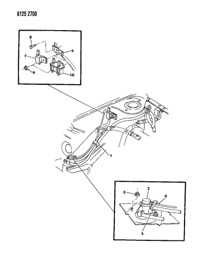 1988 Dodge Omni Vapor Canister Diagram 3 - Thumbnail