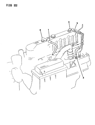 1991 Jeep Comanche Crankcase Ventilation Diagram 2 - Thumbnail
