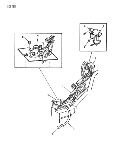1985 Chrysler Executive Limousine Vapor Canister Diagram 2 - Thumbnail