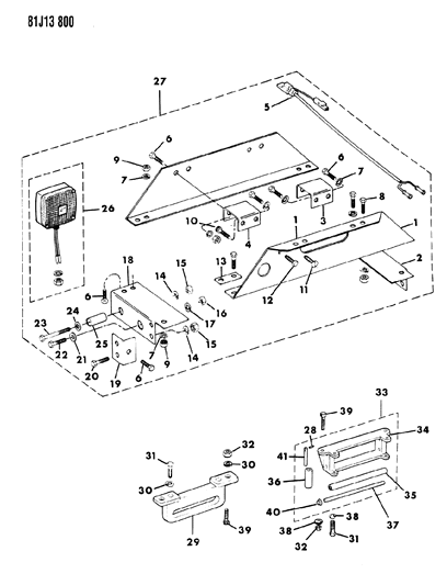 1986 Jeep Wrangler Winch Mounting Diagram 5 - Thumbnail
