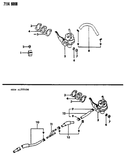 1987 Dodge Aries Fuel Pump Diagram 3 - Thumbnail