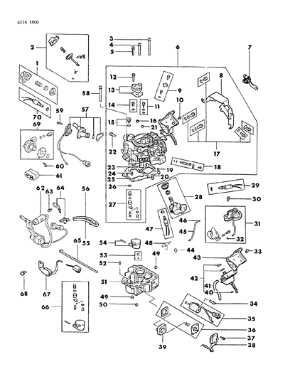1984 Chrysler LeBaron Screw And Washer (5X10Mm) Diagram for MF350047