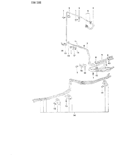 1987 Dodge Colt Fuel Line Diagram 1 - Thumbnail