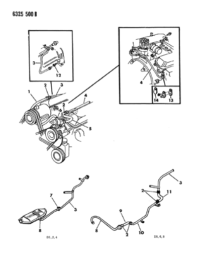 1987 Dodge D150 Air Pump Tubing Diagram 3 - Thumbnail
