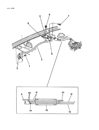 1984 Dodge Charger Connector, 1/4 X 1/4 Diagram for 4275636