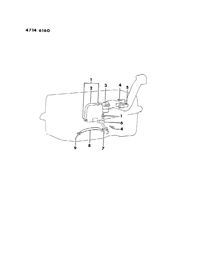 1984 Dodge Ram 50 Fuel Filter Diagram 4 - Thumbnail