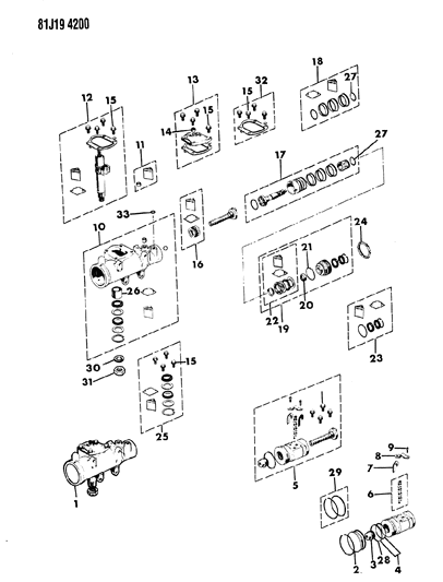 1986 Jeep Wrangler Gear - Steering Diagram 1 - Thumbnail