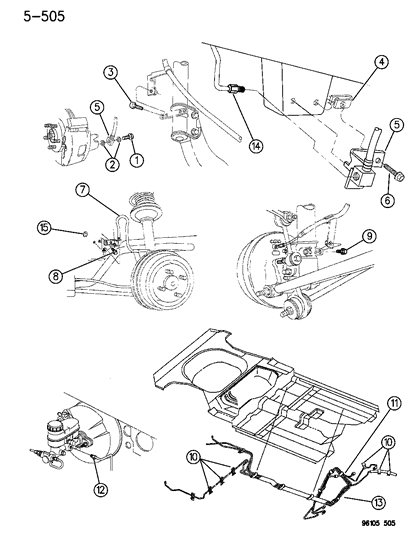 1996 Dodge Neon Pressure Metering Valve Diagram for 4797186