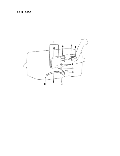 1984 Dodge Ram 50 Fuel Filter Diagram 3 - Thumbnail