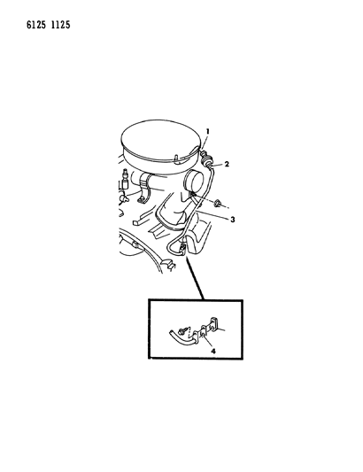 1986 Chrysler LeBaron Base Aspirator Diagram 4 - Thumbnail