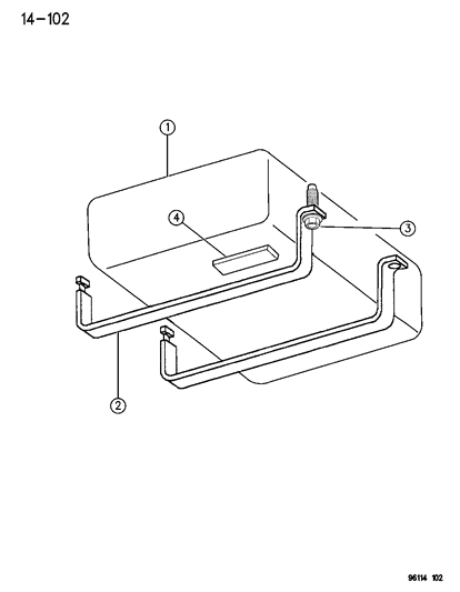 1996 Dodge Neon Fuel Tank Diagram 1 - Thumbnail