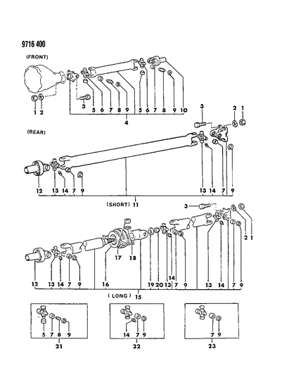 1989 Dodge Ram 50 Nipple, Grease (6) , W/2600 Engine Diagram for MF524101