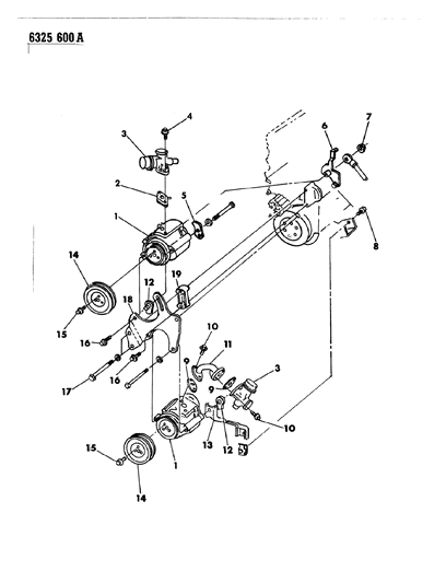 1987 Dodge D150 Air Pump Diagram 1 - Thumbnail