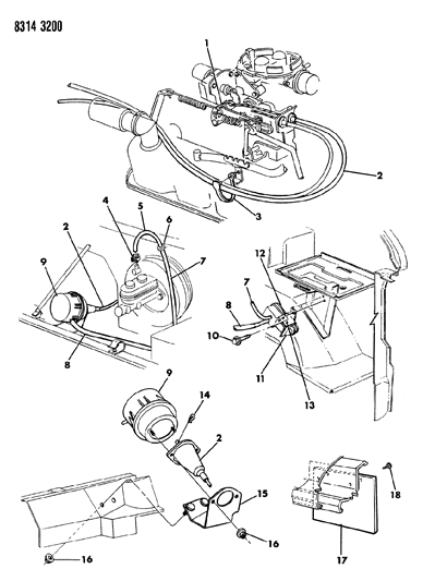 1989 Dodge Ram Wagon Speed Control Diagram 1 - Thumbnail