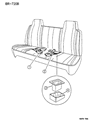 1994 Dodge Ram 3500 Seat Belt Diagram - 5EM82RAZ