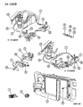 Dodge Ram Wagon A/C Compressor Cut-Out Switches Diagram - 4773123