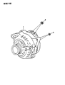 Dodge Shadow Alternator Diagram - R5234029
