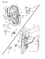 Dodge Ram Wagon Door Lock Switch Diagram - 4360089