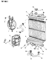 1987 Dodge Caravan Radiator Hose Diagram - H0061341