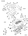 Chrysler Voyager Intake Manifold Gasket Diagram - MD168419