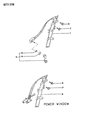 Dodge Stealth Window Regulator Diagram - MB641282