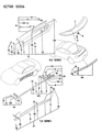 Dodge Stealth Spoiler Diagram - MB770303