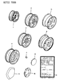 Chrysler Sebring Lug Nuts Diagram - MB579420