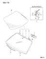 1999 Chrysler Sebring Car Mirror Diagram - MB938230