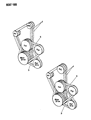Dodge W350 Drive Belt Diagram - B0015585