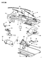 Dodge Shadow Wiper Pivot Diagram - 4389235