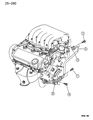 Chrysler Cirrus EGR Valve Diagram - 4287635